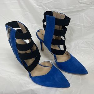 Via Spiga Diva Blue Heels